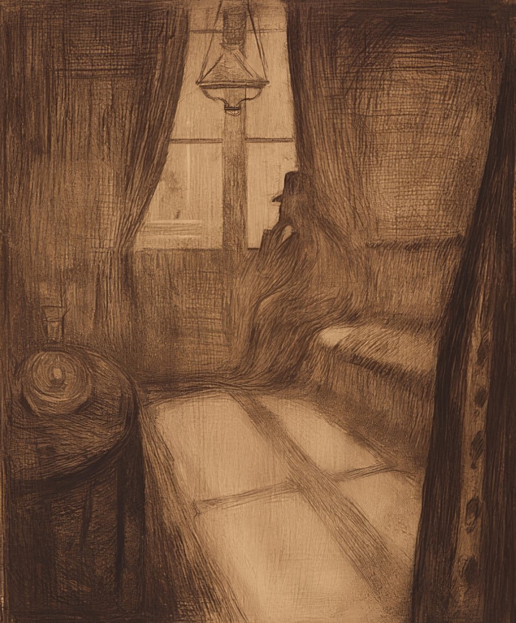 月光。セントクラウドの夜。 1895 作： エドヴァルド・ムンク