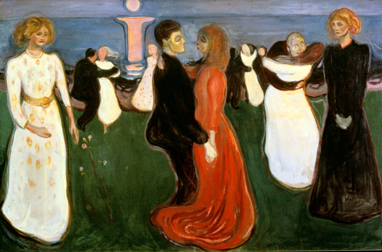 ダンス・オブ・ライフ、1899-1900。 作： エドヴァルド・ムンク