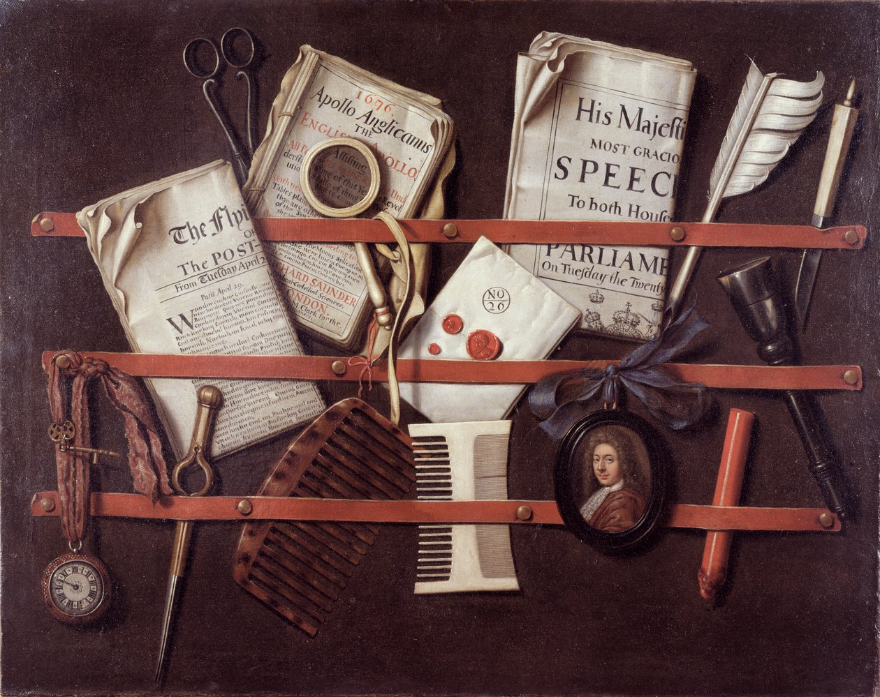 レターラック、1676年頃 作： Edwaert ColyerまたはCollier