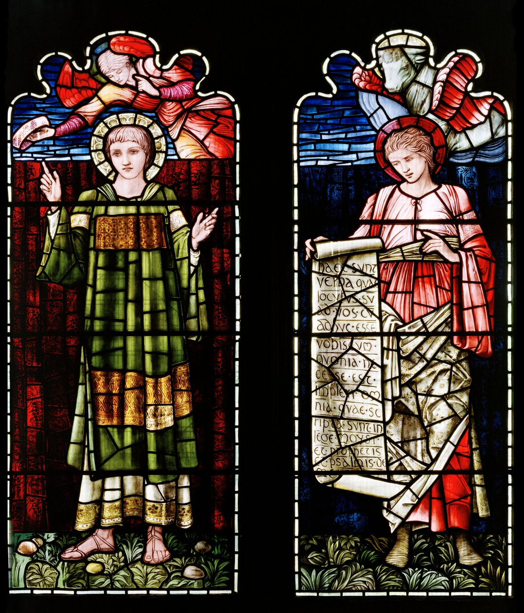 Ashton Under Lyne、Albion Congregational Church、Morris＆Co.、Edward Burne-Jones、St Stephen＆St Luke、1896 作： エドワード・バーン・ジョーンズ