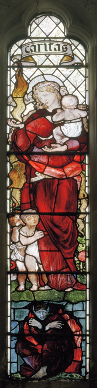 Rochdale、St Chad、Morris＆Co.、Edward Burne-Jones、慈善事業、1902 作： エドワード・バーン・ジョーンズ