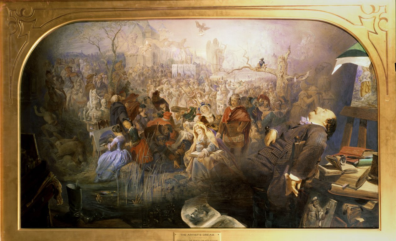 アーティストの夢 作： エドワード・ヘンリー・コーボールド