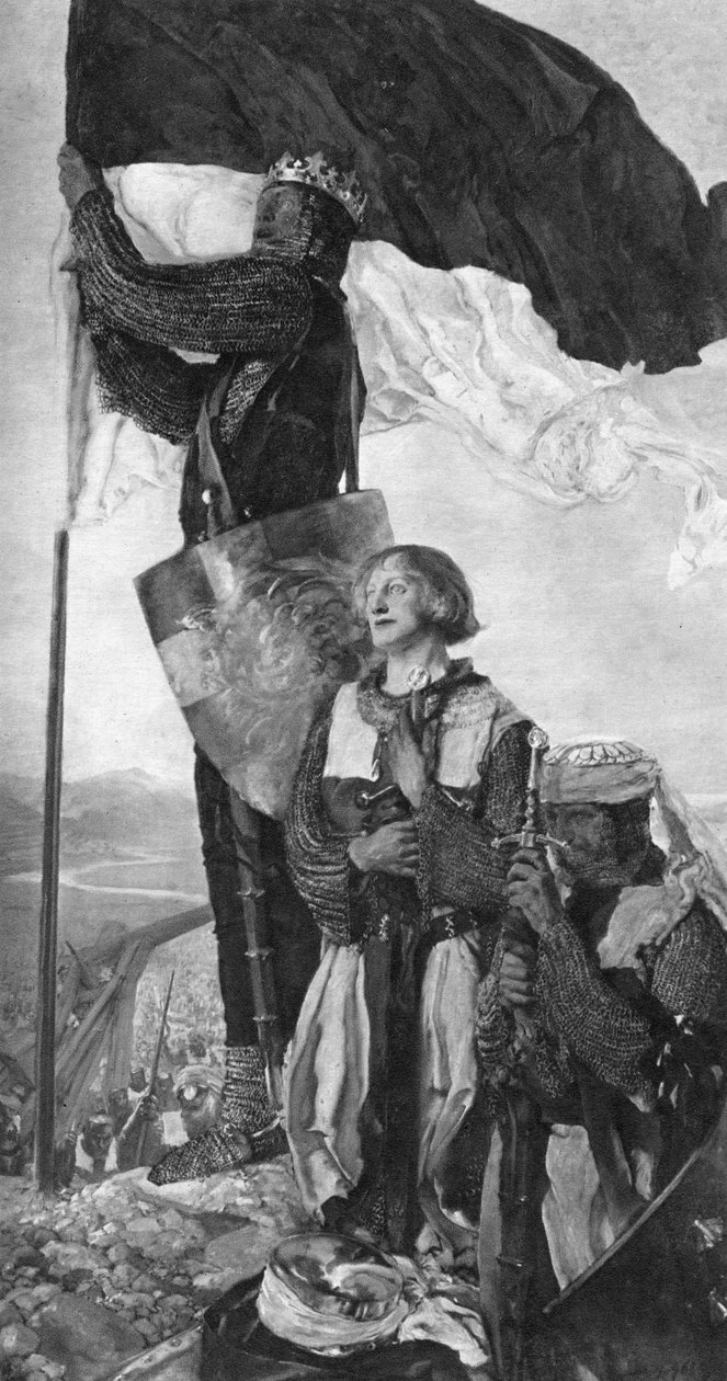 十字軍の目撃エルサレム、1901。 作： エドウィン オースティン アビー