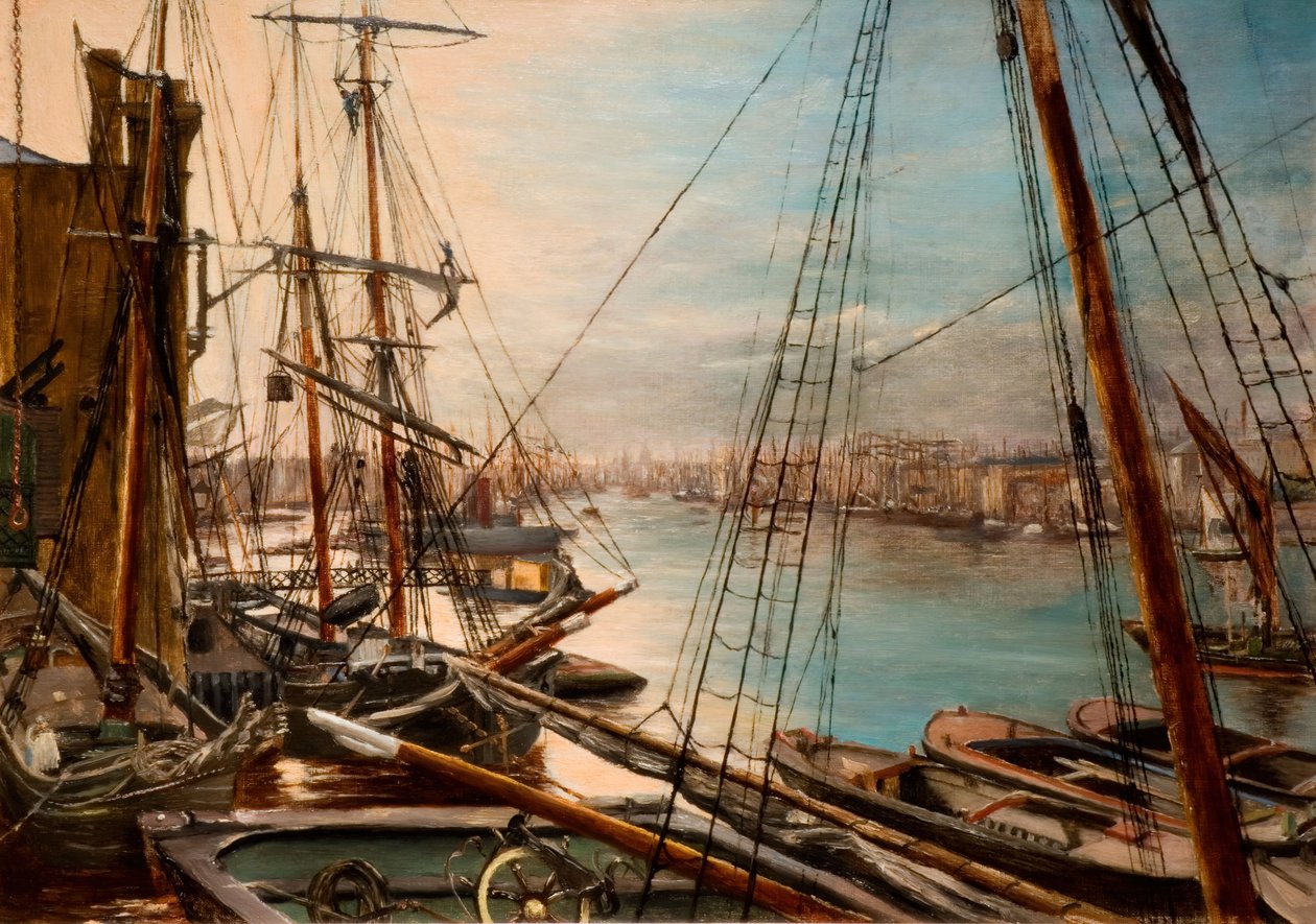 プール、ロンドン、1878年。 作： エドウィン・エドワーズ