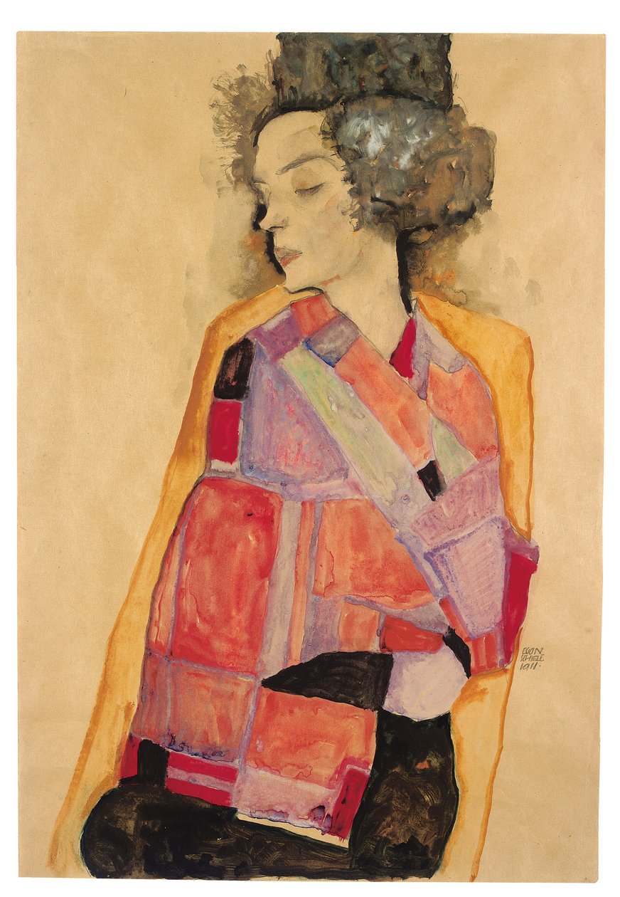 Dreaming Woman（Gerti Schiele） 作： エゴンシーレ