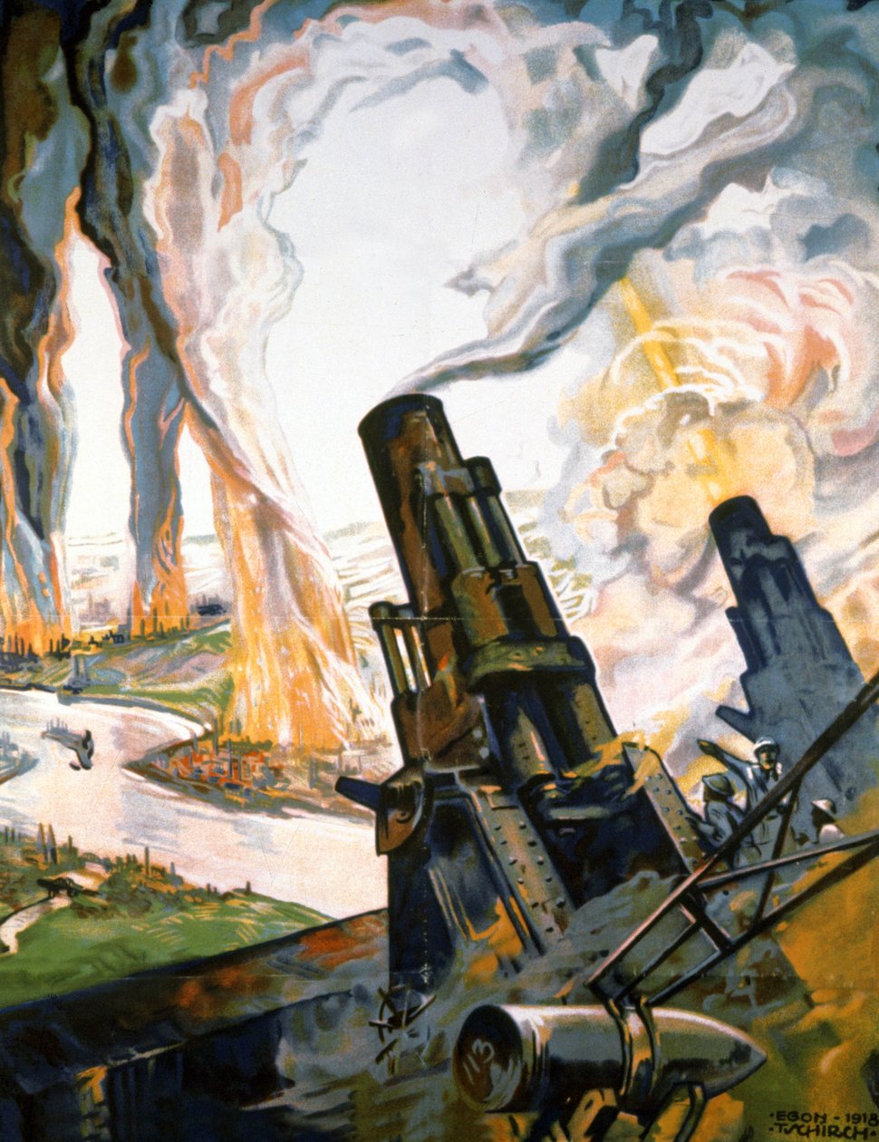 第一次世界大戦のプロパガンダ・ポスター 作： Egon Tschirch
