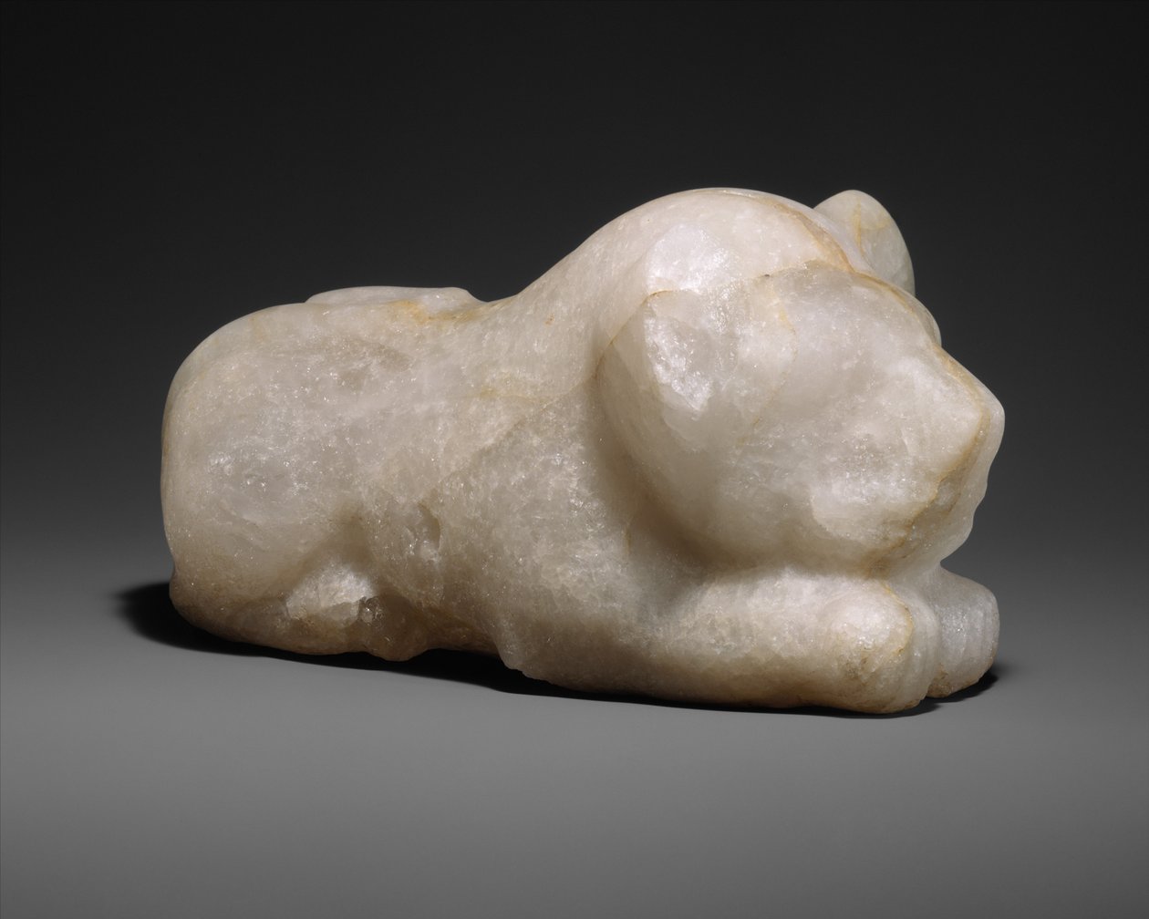 ライオンの子、紀元前3100～2900年頃（石英石 作： エジプト第一王朝