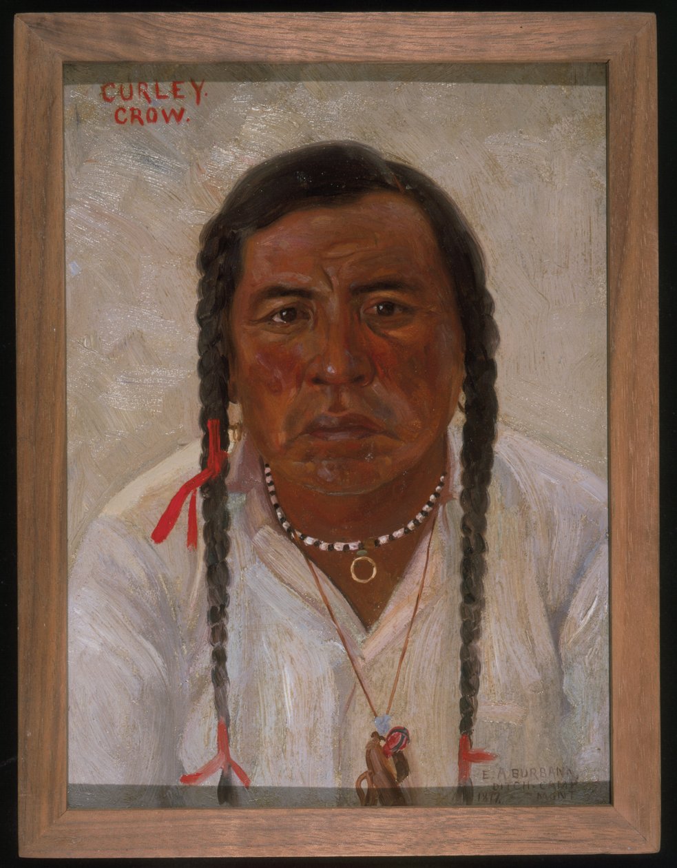 カーリー（アシシシェ）1897年（キャンバスに油彩） 作： エルブリッジ・アイヤー・バーバンク