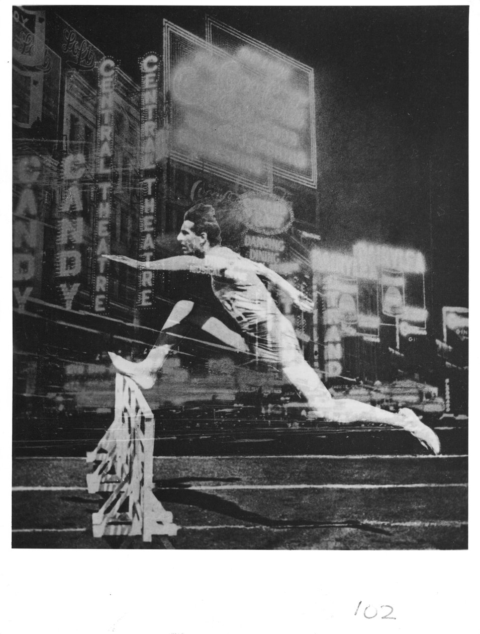 フォトグラム、重ね合わせ、1930（写真） 作： エリーゼル・マルコヴィッチ・リシツキー