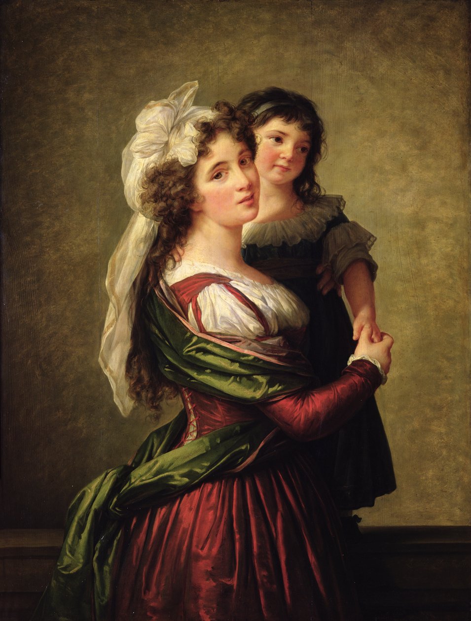 マダムルソーと彼女の娘、1789年 作： Elisabeth Louise Vigee Lebrun