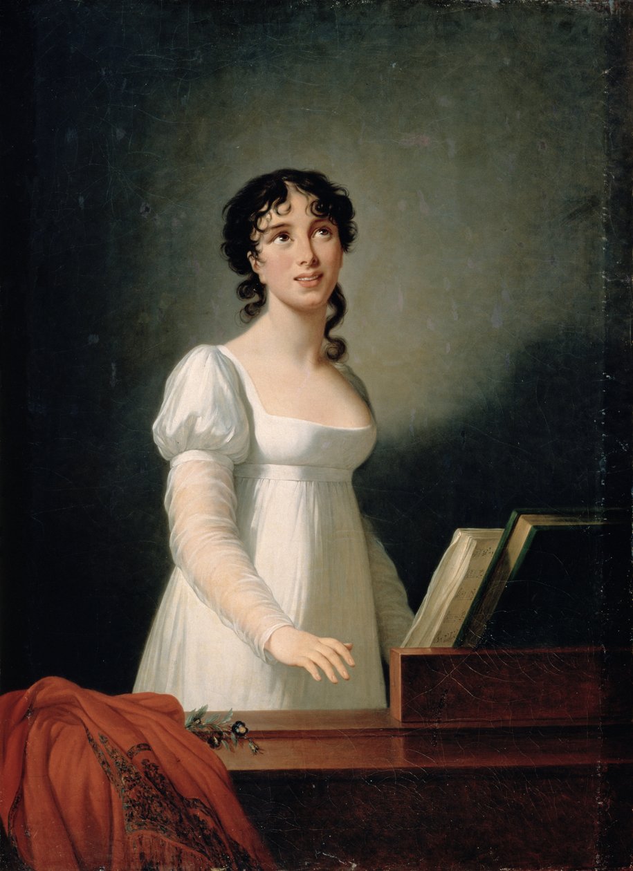 アンジェリカカタラニの肖像（1780〜1849） 作： Elisabeth Louise Vigee Lebrun