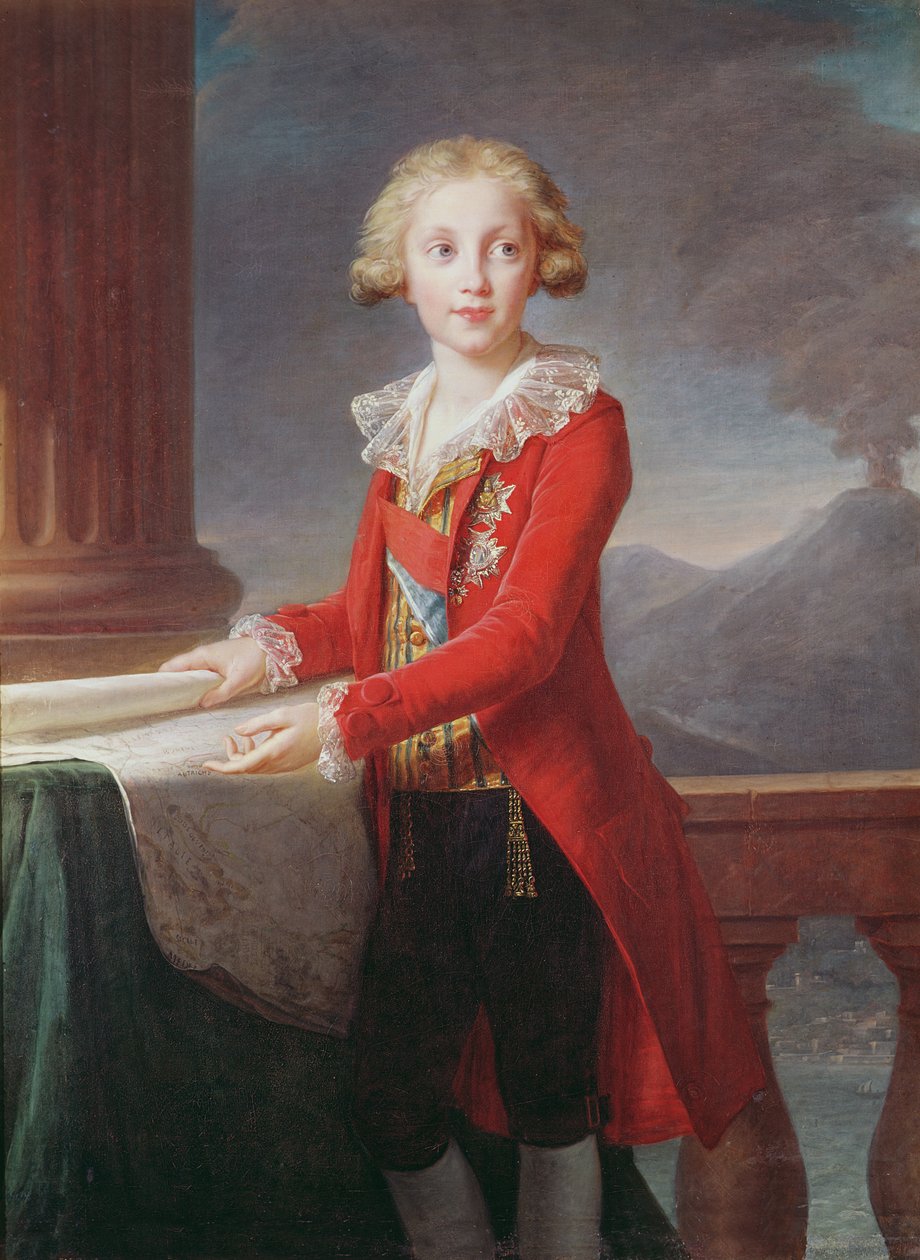 2つのシチリアのフランシス1世の肖像 作： Elisabeth Louise Vigee Lebrun
