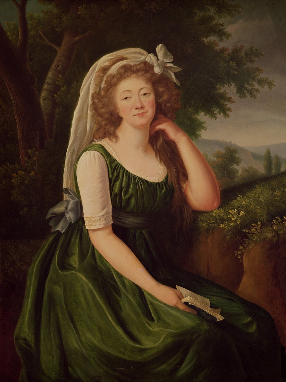 バリー伯爵夫人の肖像（1743-93）1789 作： Elisabeth Louise Vigee Lebrun