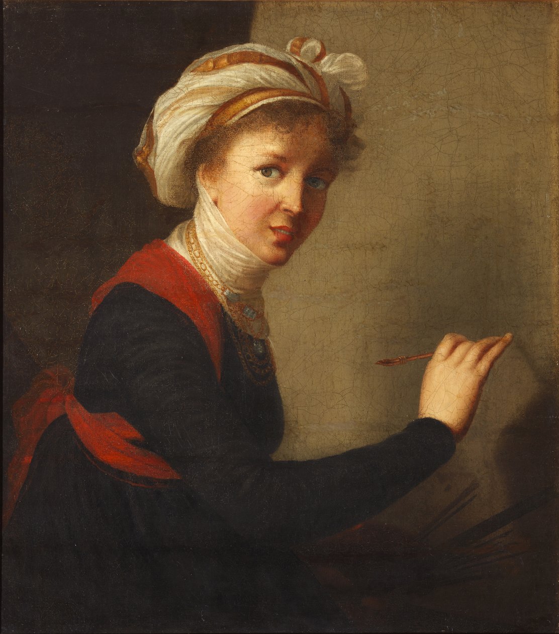 自画像、1800。 作： Elisabeth Louise Vigee Lebrun