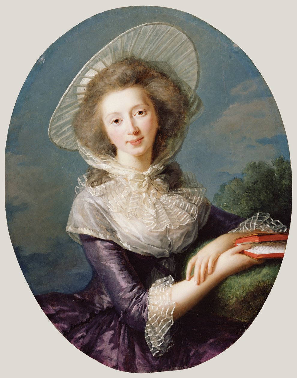 Vicomtesse de Vaudreuil 作： Elisabeth Louise Vigee Lebrun