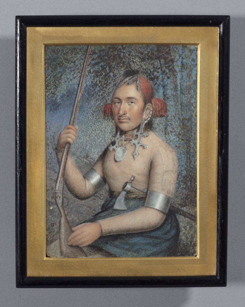 北米インディアン、1808年 作： エレン・シャープルズ