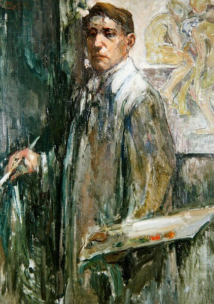自画像、1910年頃（油彩・キャンバス） 作： エミル・ゾワール