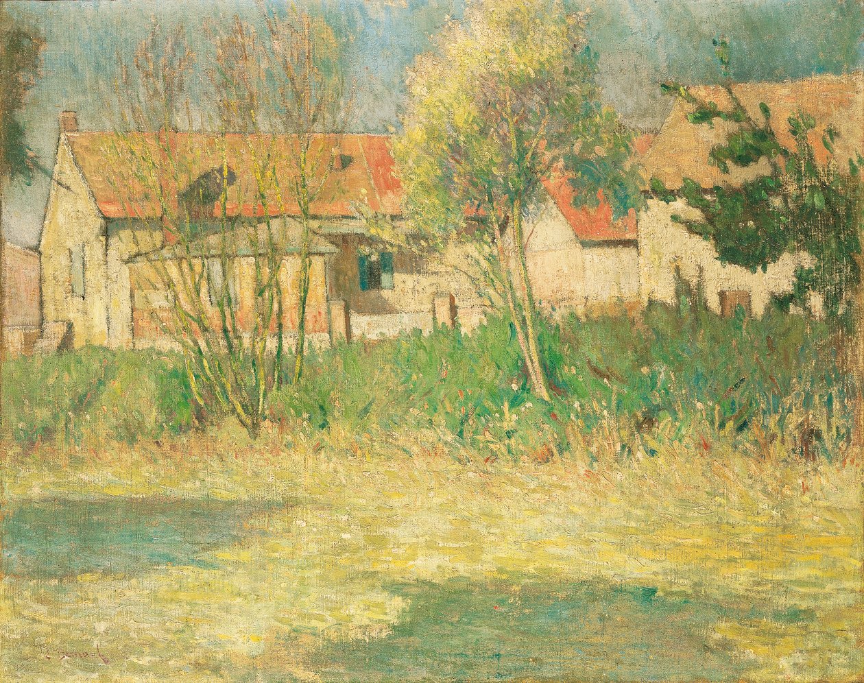 風景、c.1905-07 作： エミール・バーナード