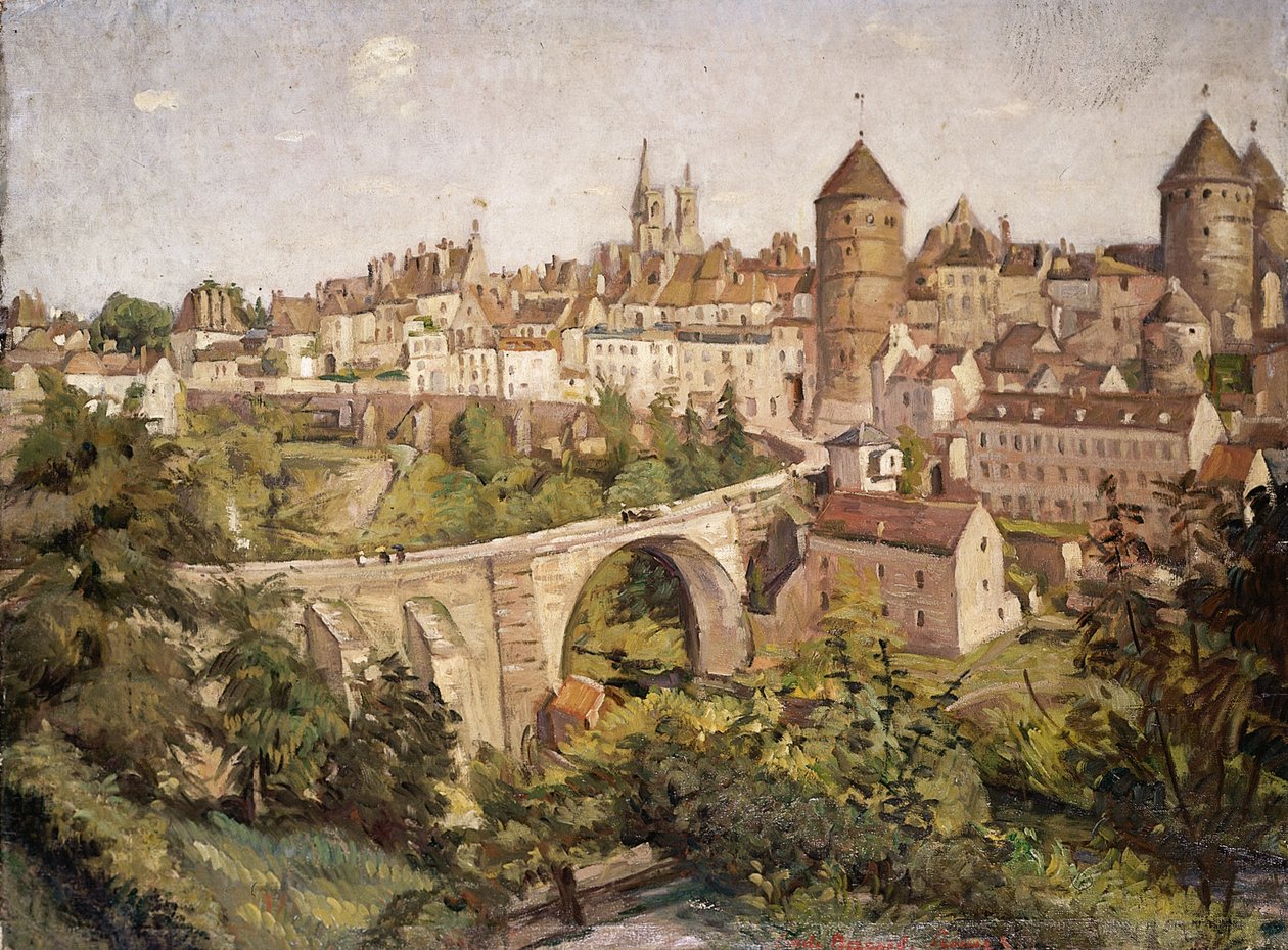 l「ヨンヌの風景、1907 作： エミール・バーナード
