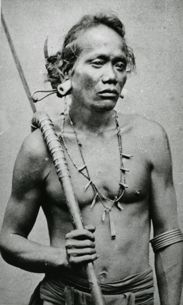 ベトナムまたはカンボジアの部族長、1870年代頃 作： エミール・グセル
