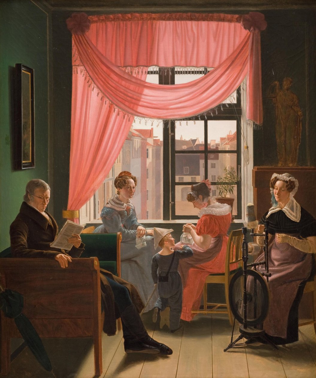 家族の肖像 作： Emilius Ditlev Baerentzen