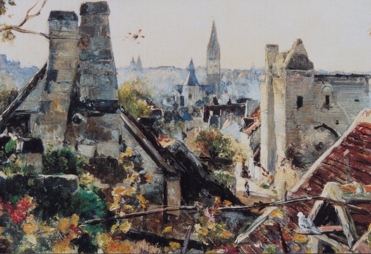Beaulieu-lès-Loches 1880-89年10月（キャンバスに油彩） 作： エマニュエル・ランシエ