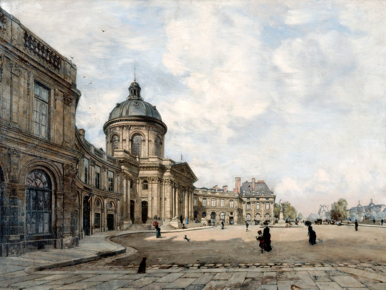 フランス研究所、パリ、1887年。 作： エマニュエル・ランシエ