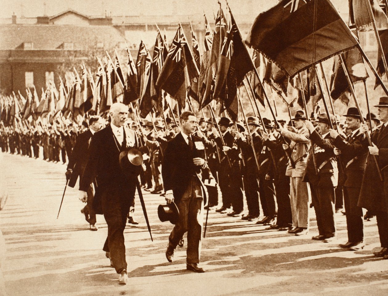 英国軍団とのエドワード王、1914-1918 作： 英語の写真家