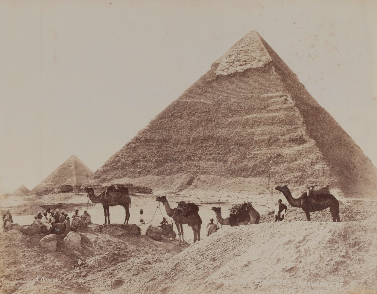 ピラミッド、エジプト、1893 作： 英語の写真家