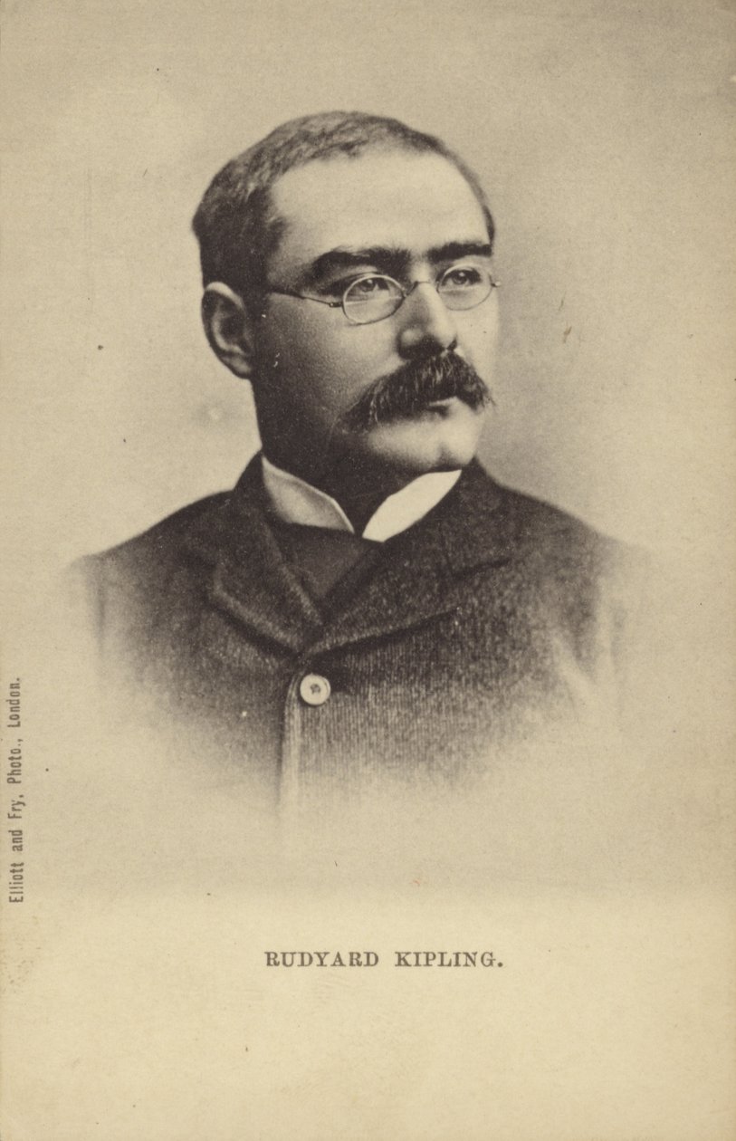 Rudyard Kipling（1865-1936）、英語の短編小説家、詩人、小説家 作： 英語の写真家