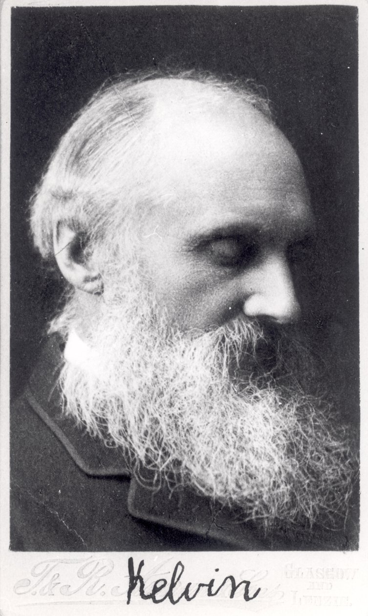 ウィリアム・トムソン卿（1824-1907）ケルビン卿 作： 英語の写真家
