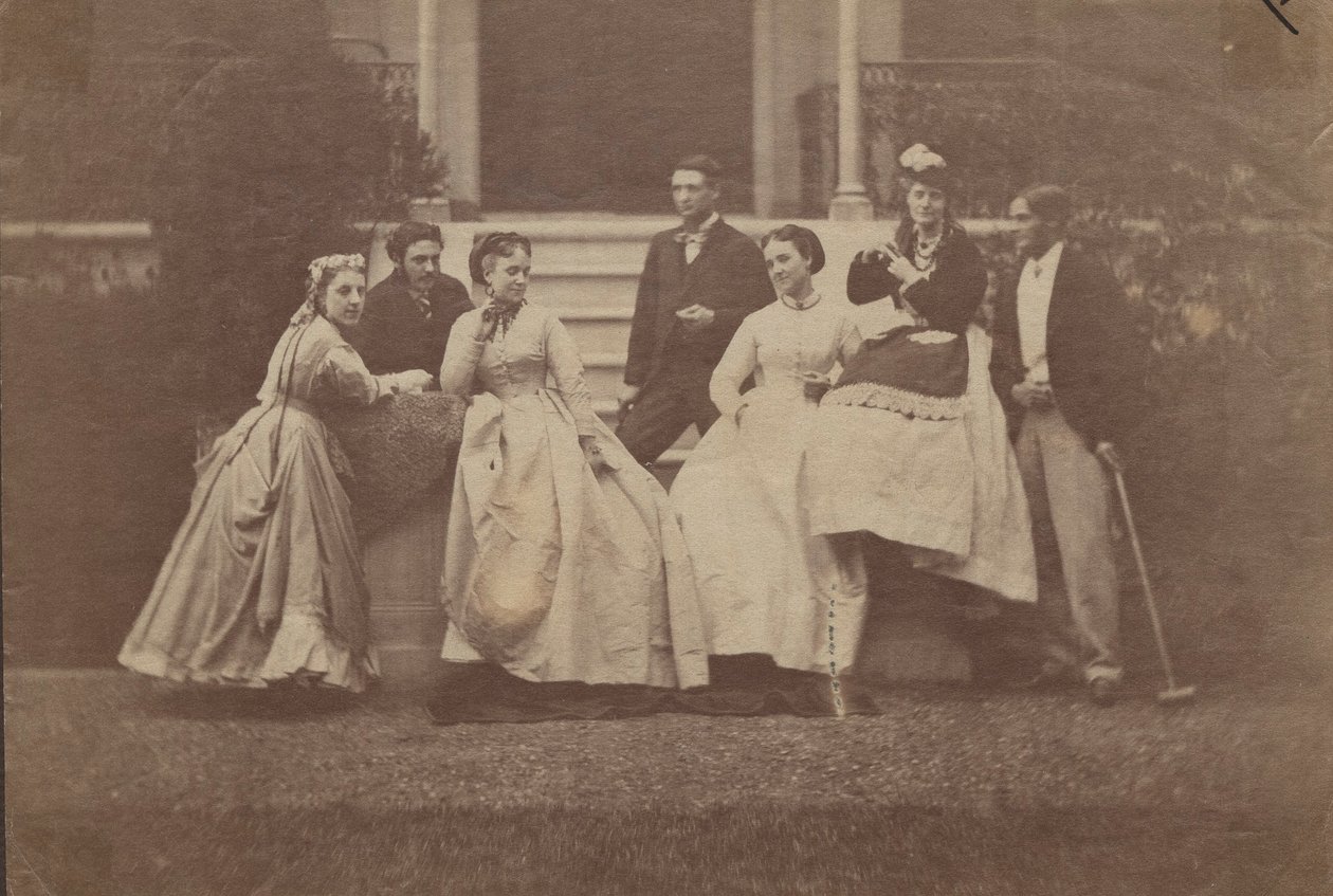 不明なグループ、1860年代 作： 英語の写真家