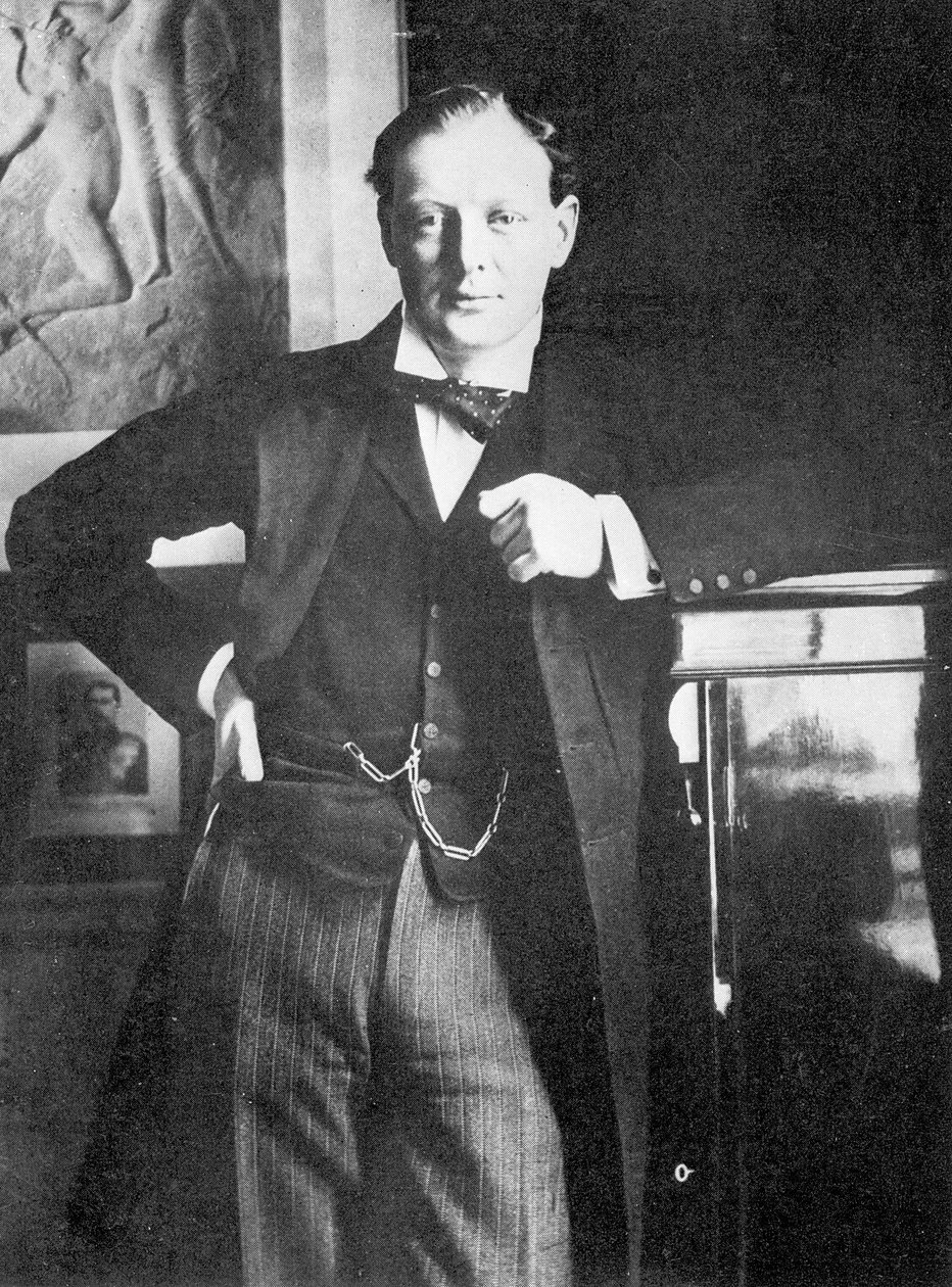 1904年のウィンストンスペンサーチャーチル 作： 英語の写真家