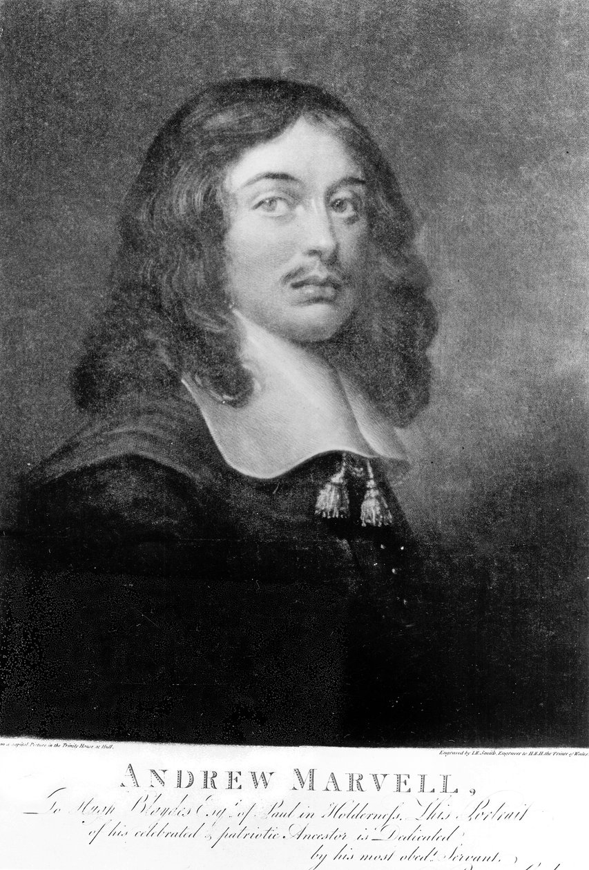 アンドリューマーベル（1621-78）、ジョンラファエルスミス（1752-1812）によって彫刻 作： 英語学校