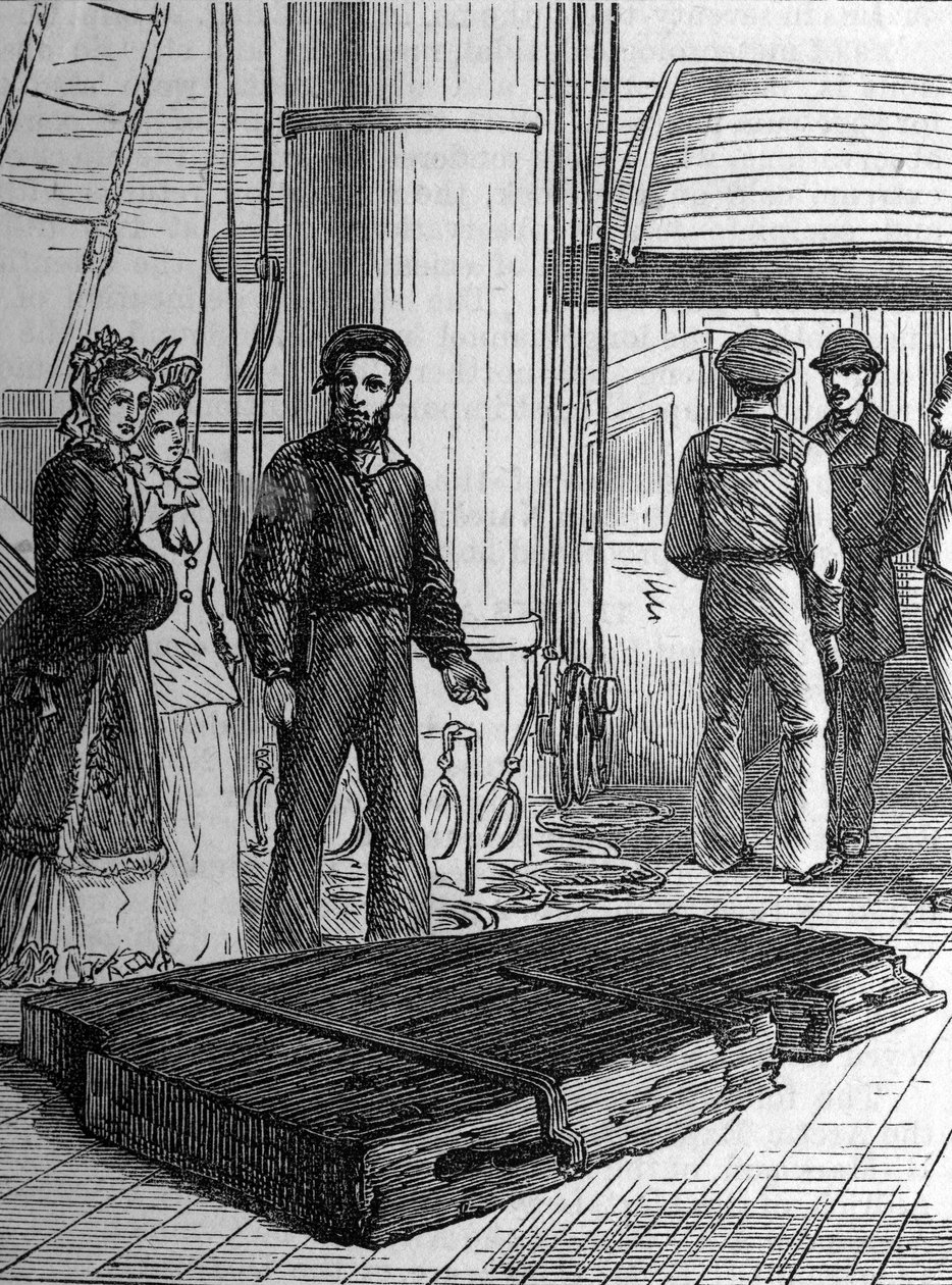 アラートの壊れたラダー、1870年代 作： 英語学校