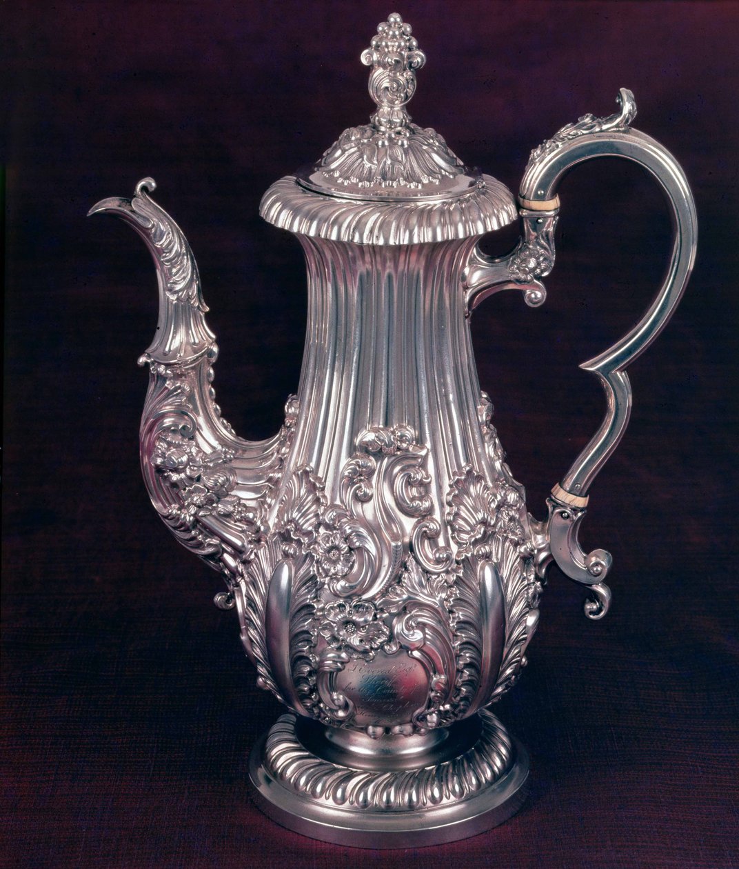 ジョンワトソンのコーヒーポット、シェフィールド、1818年（シルバー） 作： 英語学校