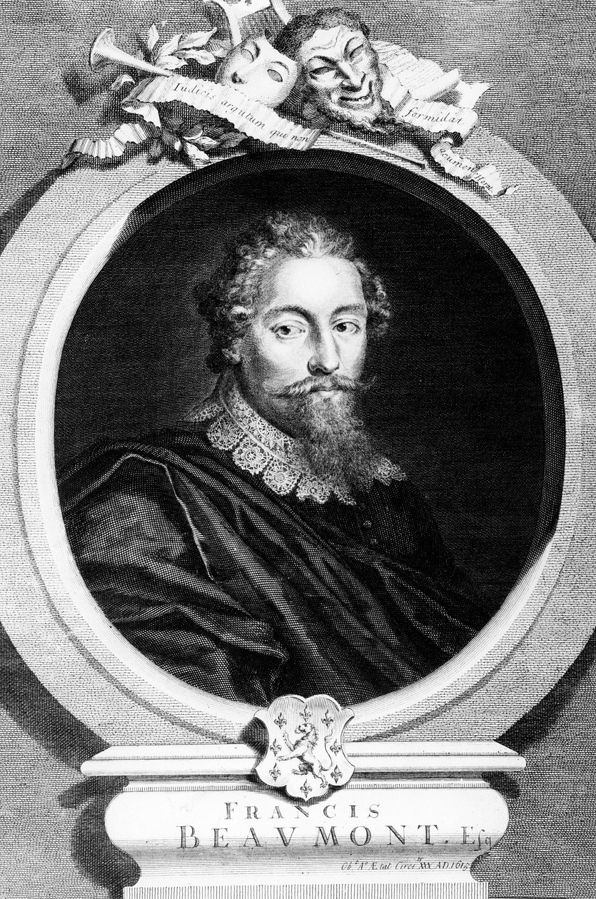 フランシスボーモン、ジョージヴァーチューの彫刻、1729年 作： 英語学校