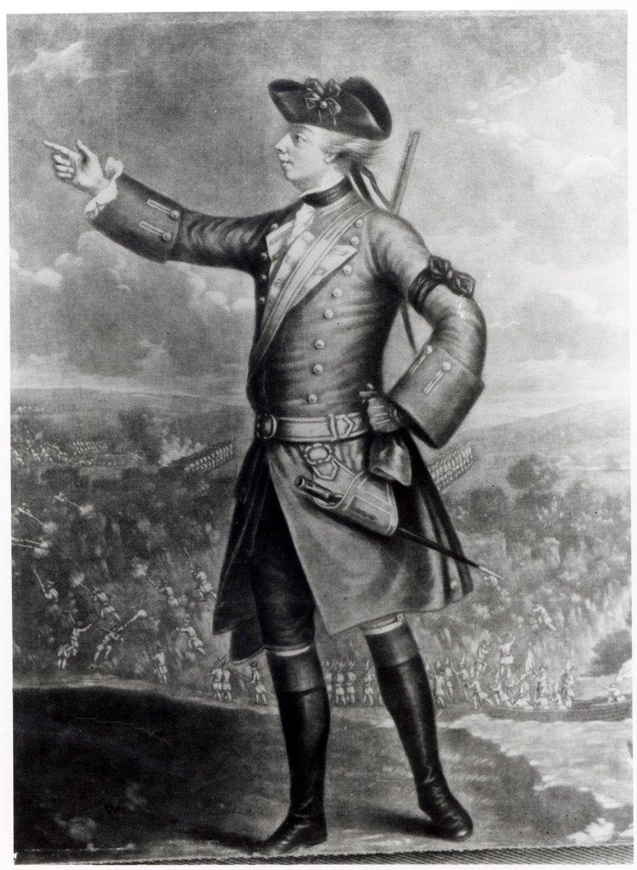 ジェームズ・ウルフ将軍（1727-59） 作： 英語学校