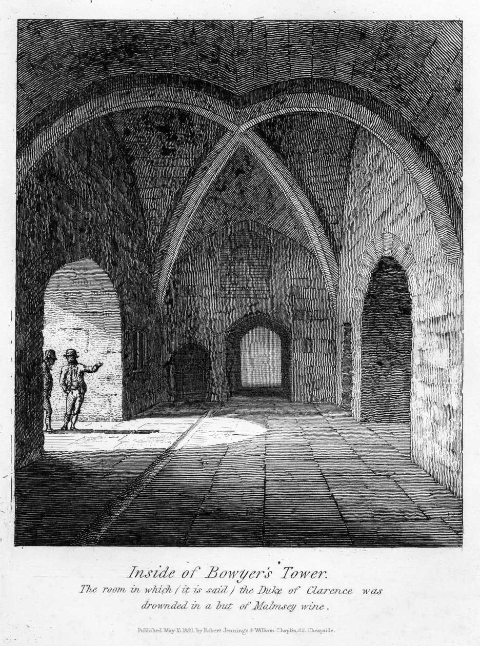 1830年、ボイヤーズタワーの内部 作： 英語学校