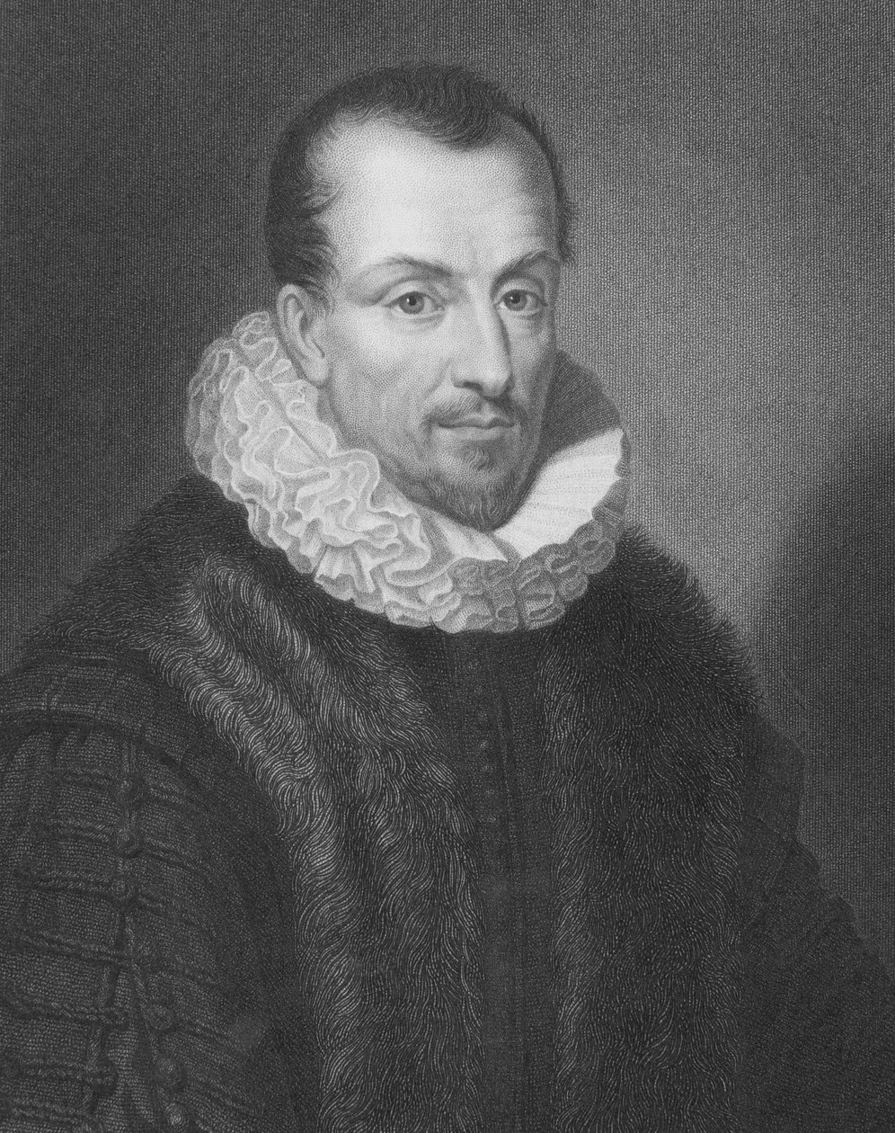 ジャックオーギュストドトゥーまたはサウヌス（1553-1617）、「肖像画のギャラリー」より、1833年に出版 作： 英語学校