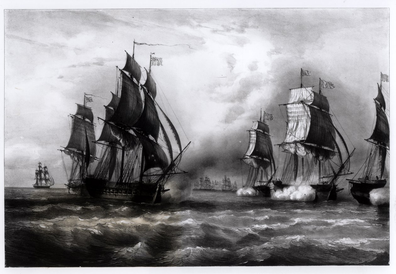 ジョンポールジョーンズの「レンジャー」船、1793 作： 英語学校