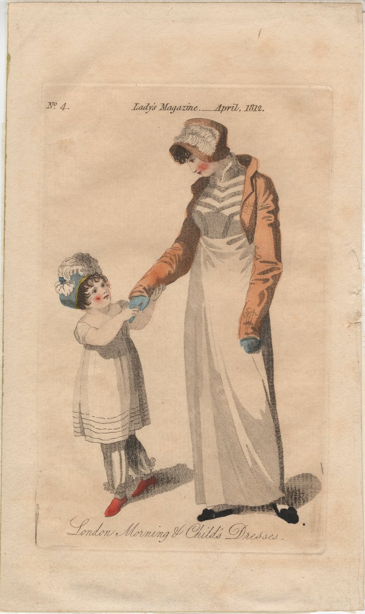 ロンドンの朝と子供のドレス 作： 英語学校