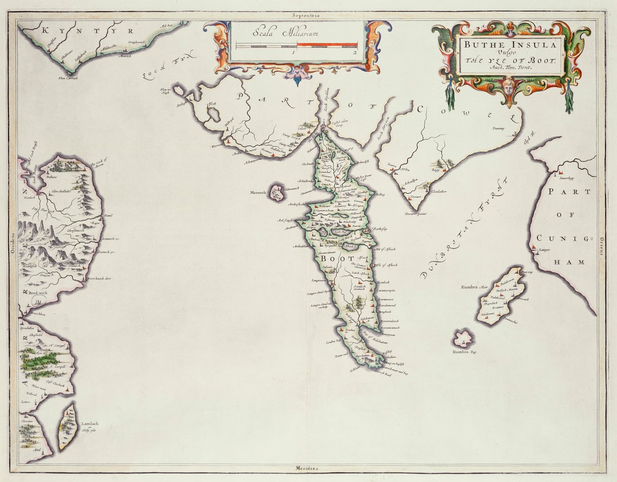ビュート島の地図 作： 英語学校