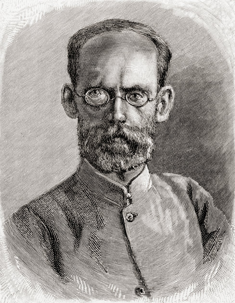 Mehmet Emin Pasha、1890（木の彫刻） 作： 英語学校