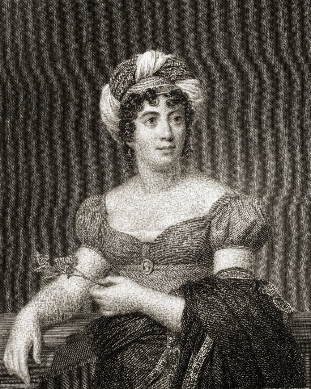 Mme de Stael、「肖像画のギャラリー」より、1833年に出版 作： 英語学校