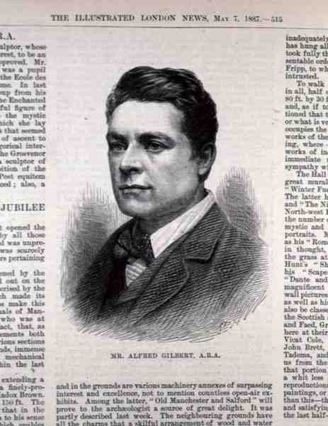 1887年5月7日、イラストレイテッドロンドンニュースのアルフレッドギルバート氏（1854-1934） 作： 英語学校