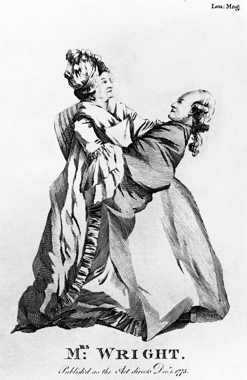 ライト夫人、「ロンドンマガジン」に掲載、1775 作： 英語学校