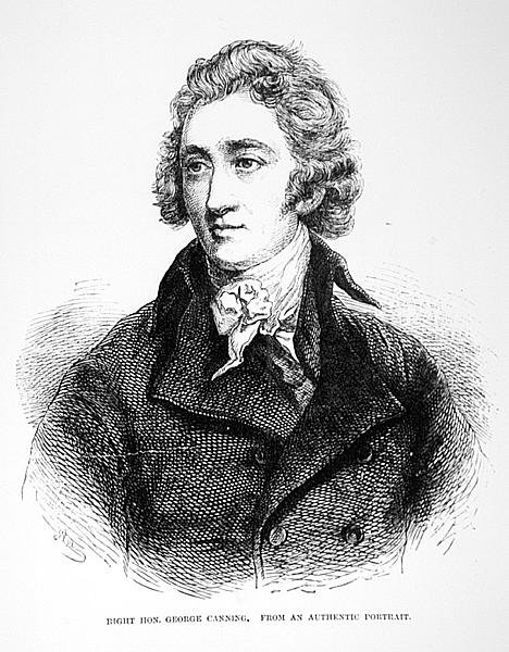 ジョージ・カニングの肖像（1770-1827） 作： 英語学校