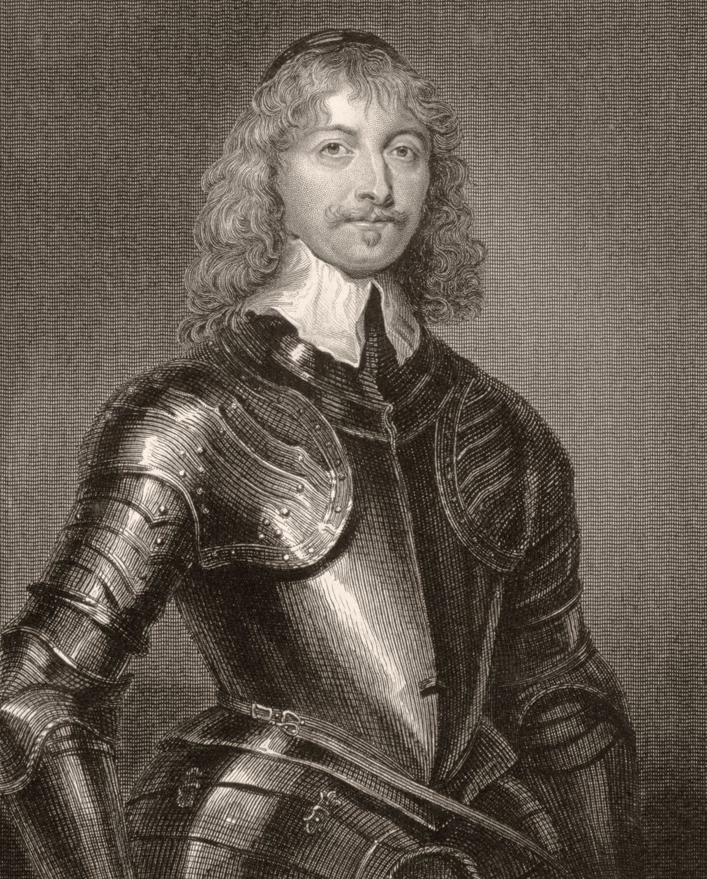 ジェームズグラハムの肖像（1612-50）「ロッジの英国の肖像」1823年から第5伯爵とモントローズの第1侯爵 作： 英語学校