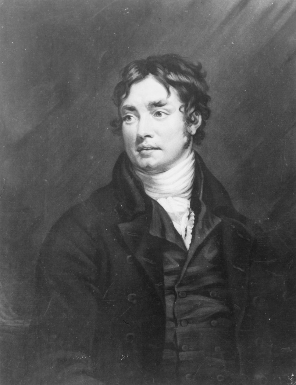 サミュエル・テイラー・コールリッジの肖像（1772-1834） 作： 英語学校